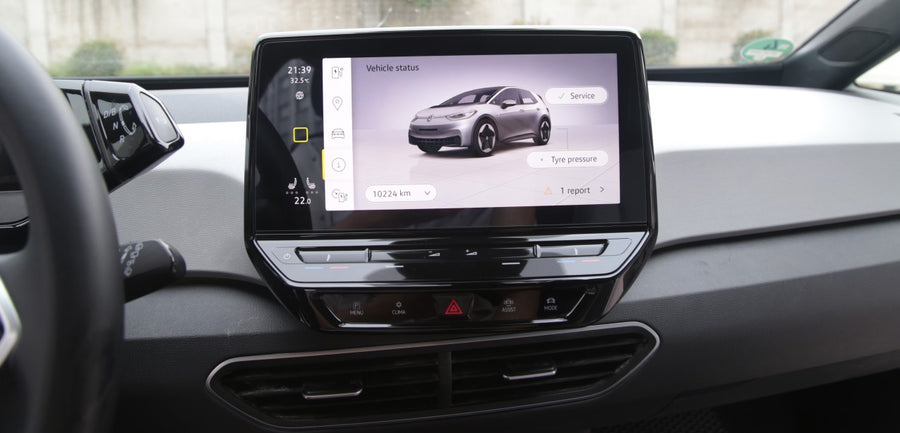 Volkswagen ID.3 – pekskärmsskydd för mittdisplay