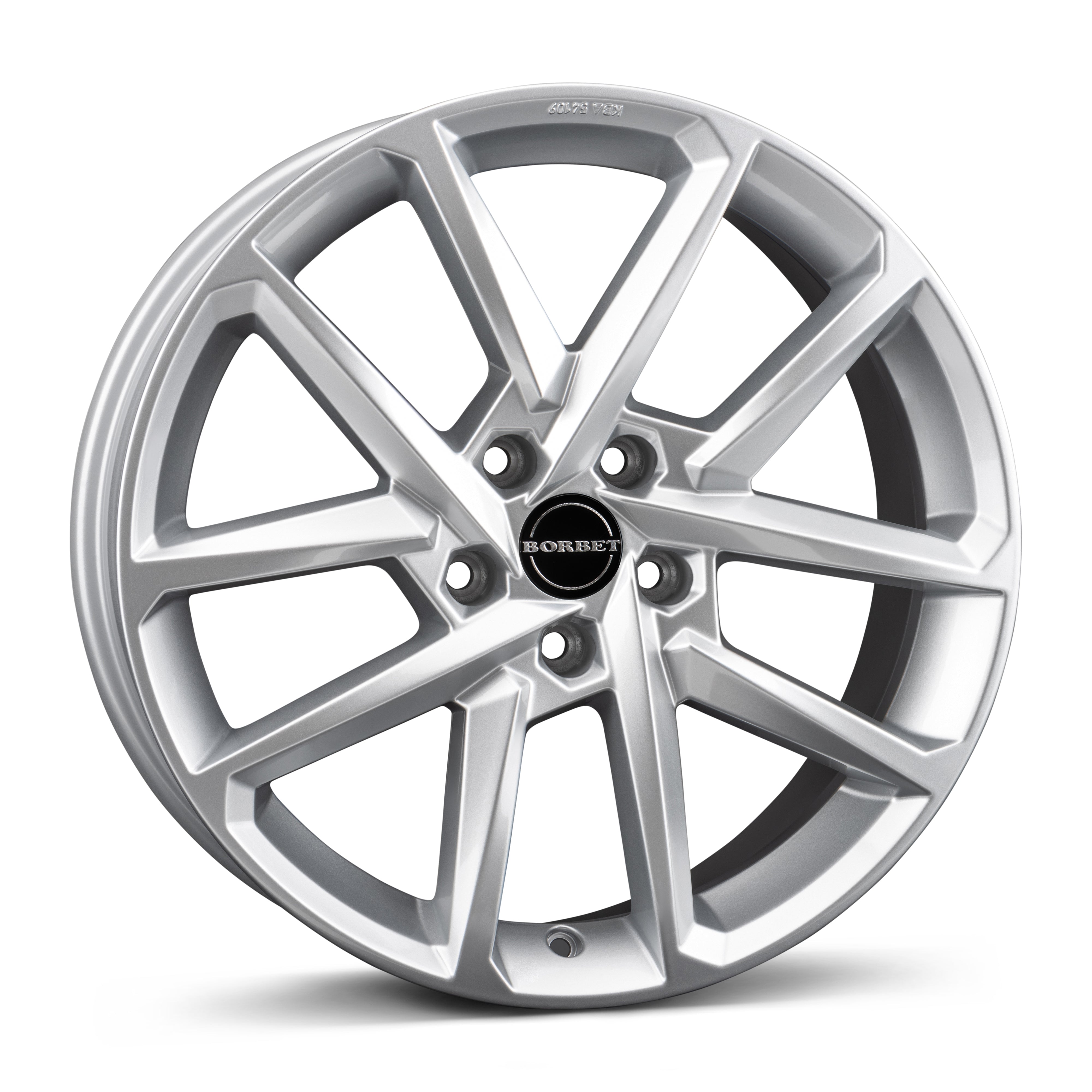 BYD Dolphin paketin Borbet N 65738 crystal silver 6.5x17 jako: 5x114.3 et: 40 Alumiinivanne – vannemallin kuva