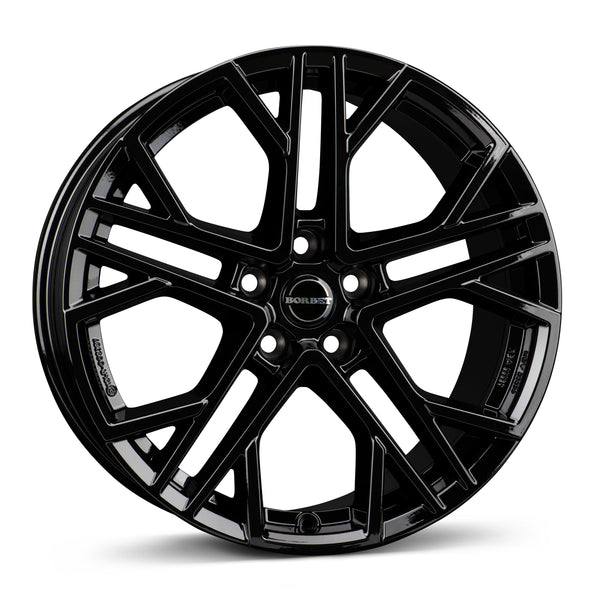 Mercedes-Benz EQC paketin Borbet XV 85930 black glossy 8.5x19 jako: 5x112 et: 30 Alumiinivanne – vannemallin kuva