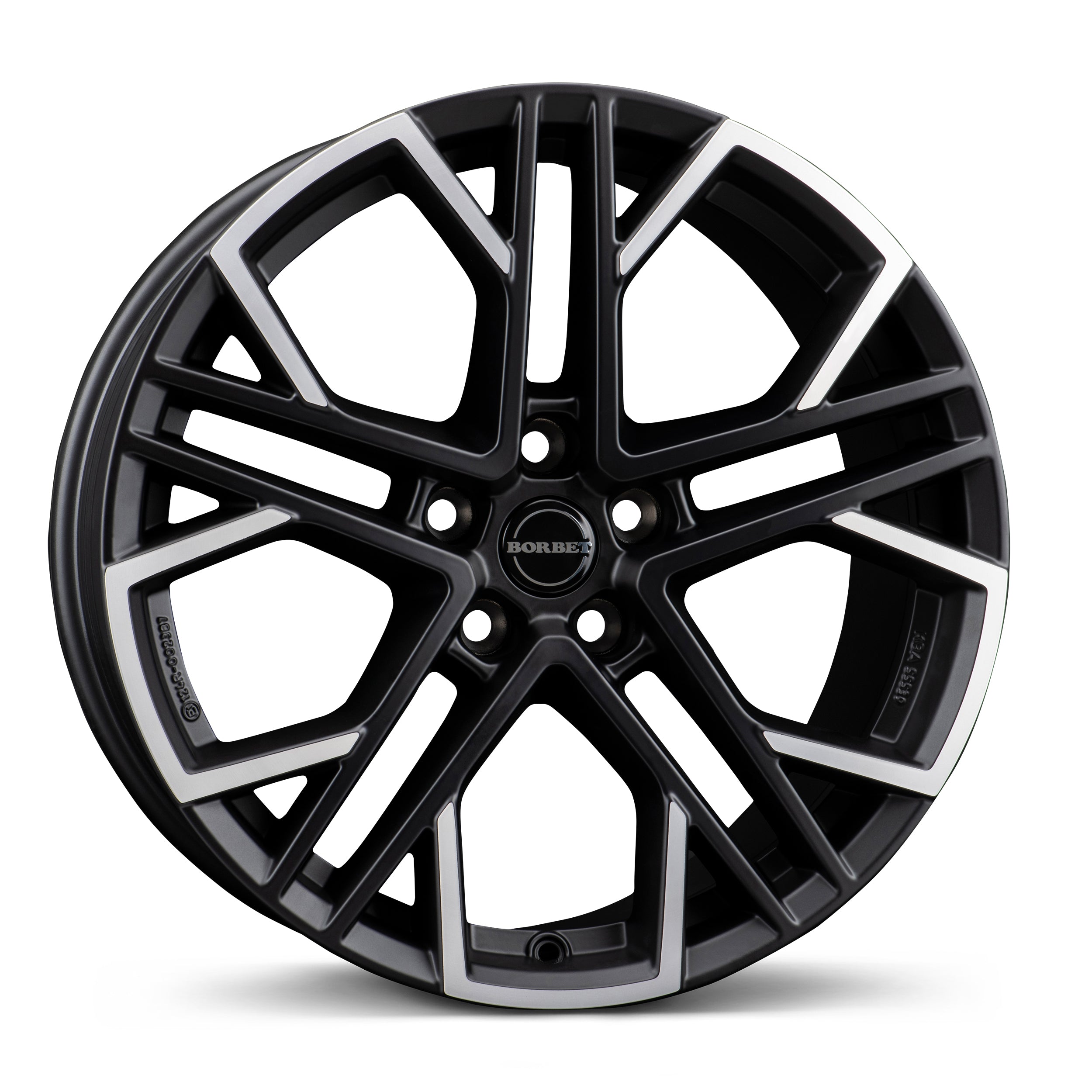 Borbet XV 95935 black polished matt 9.5x19