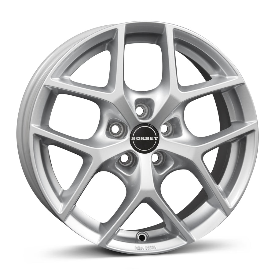 Borbet Y 65632 crystal silver 6.5x16 Bolt pattern: 5x114.3 ET: 40