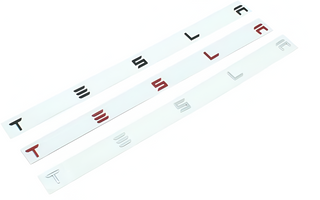 TESLA-letterstickerset – productafbeelding 2