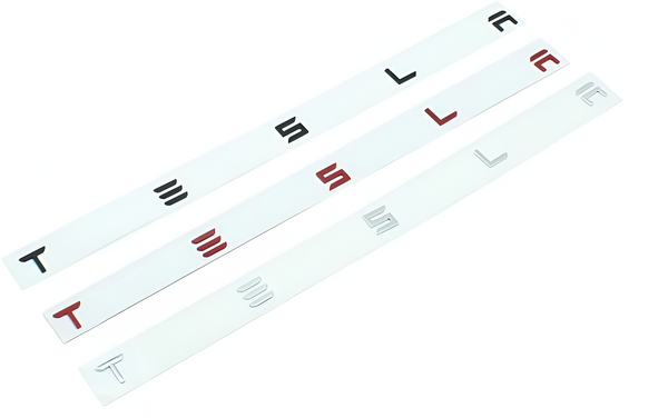 TESLA-letterstickerset – productafbeelding 2