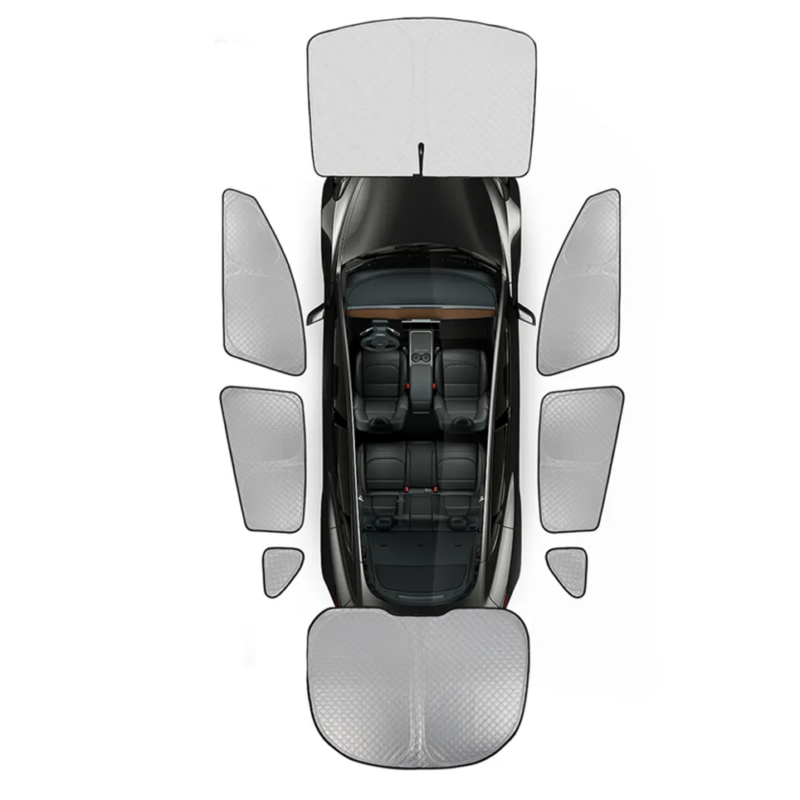 Tesla Model Y – solskyddssats för fönster