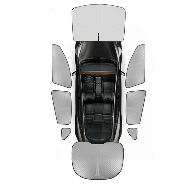 Model Y Aurinkosuojat ikkunoihin