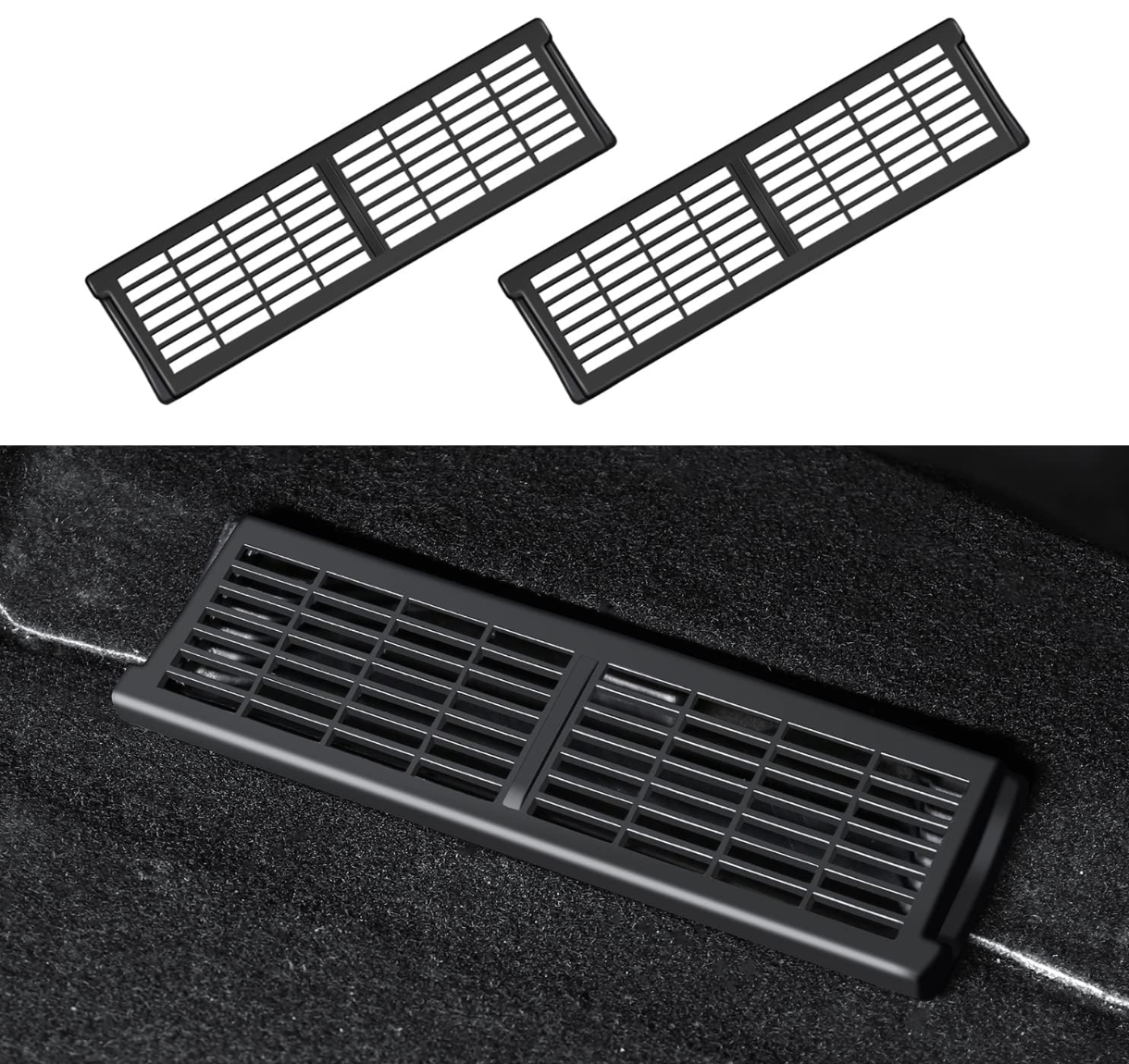 Tesla Model Y Seat ventilation grid